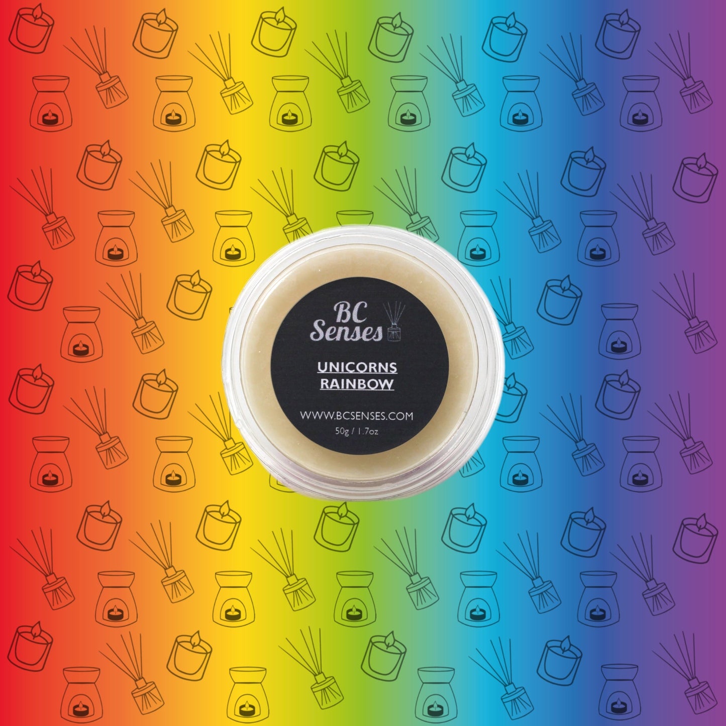 Unicorns Rainbow Single Pot Wax Melt