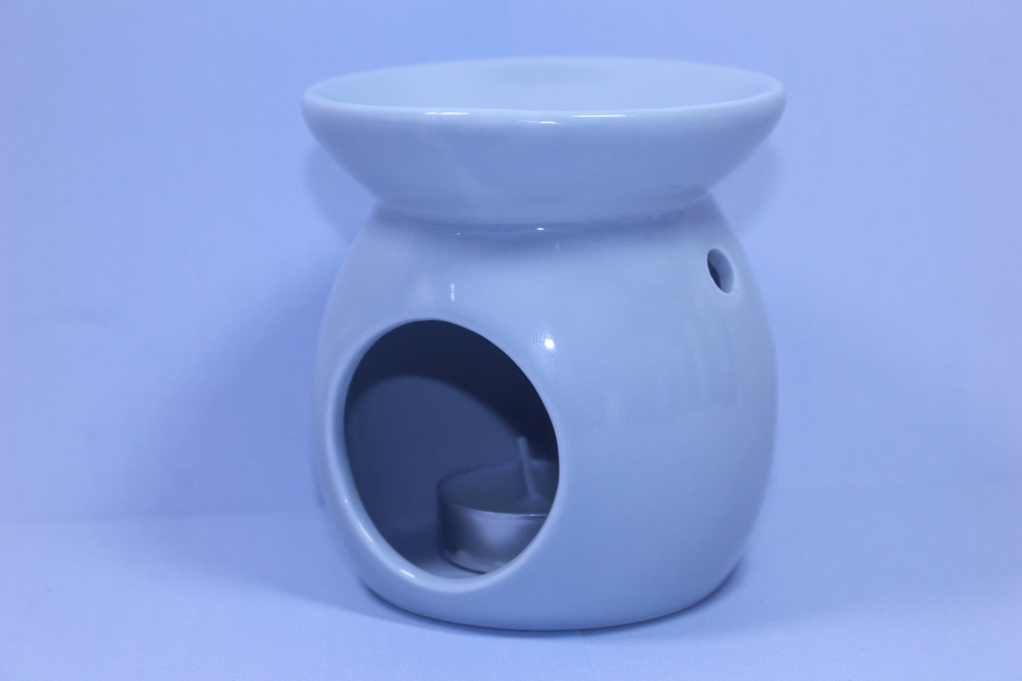 Pale Grey Wax Melt Burner