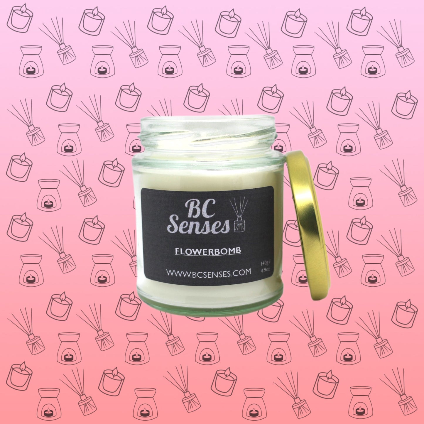 Flowerbomb Inspired Candle