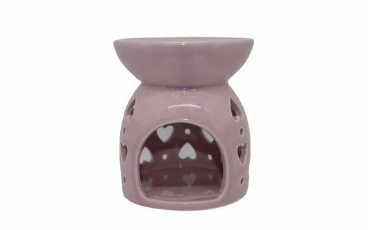 Pink Heart Wax Melt Burner