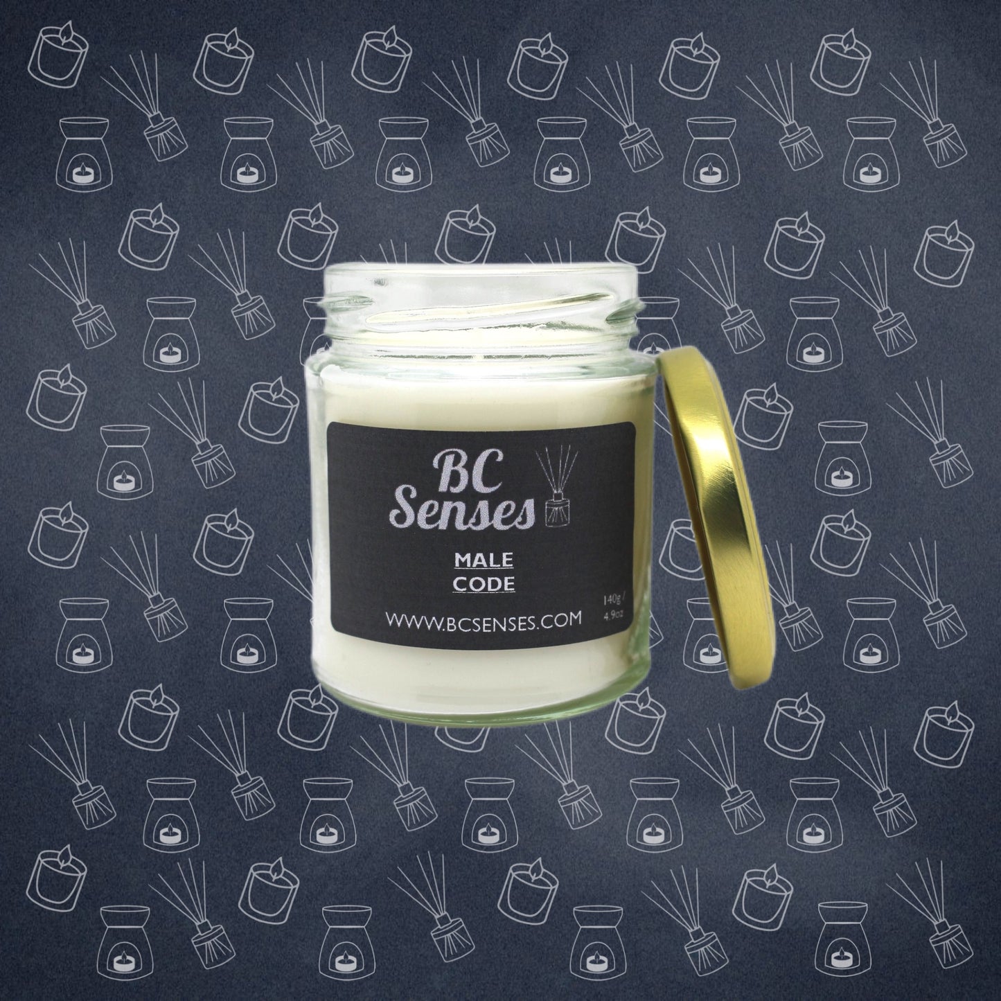 Male Code Inspired Candle