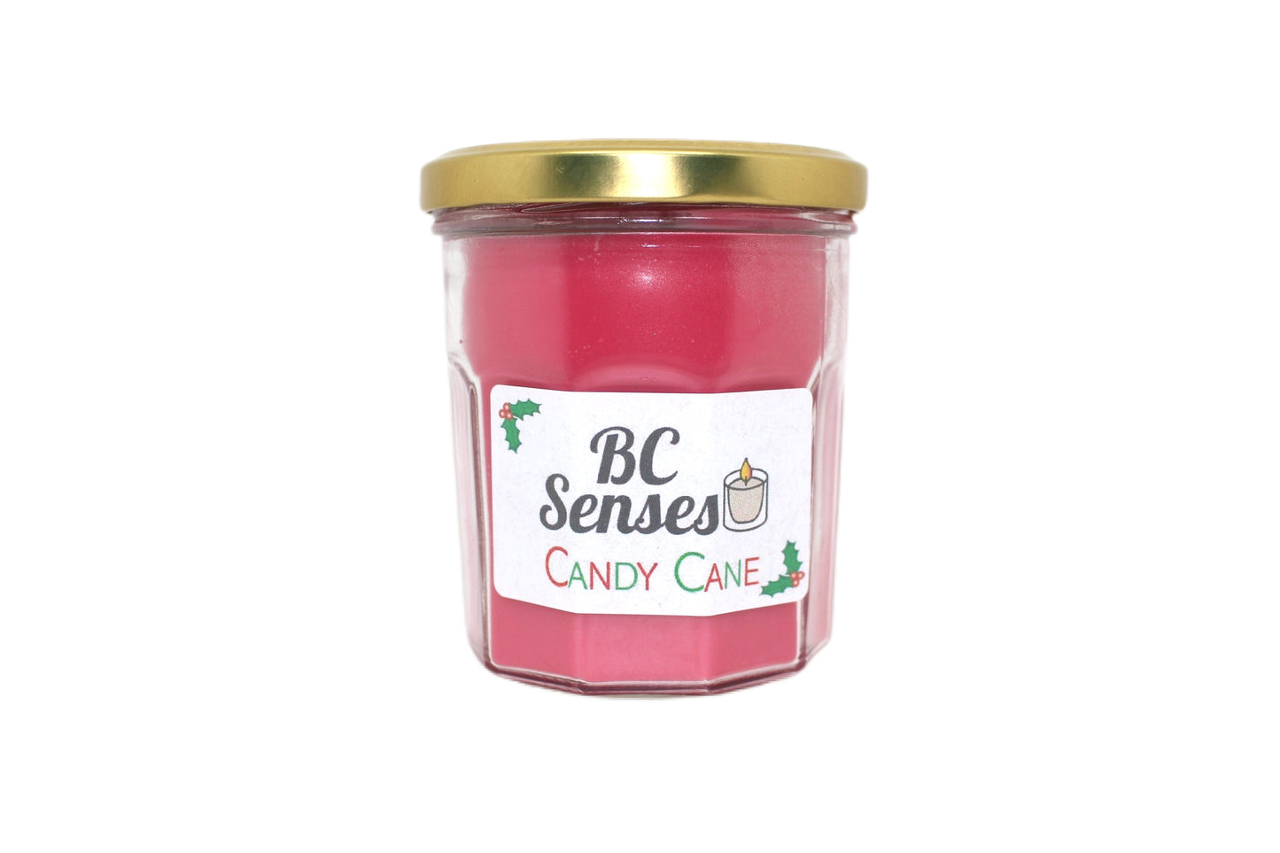 Candy Cane Candle
