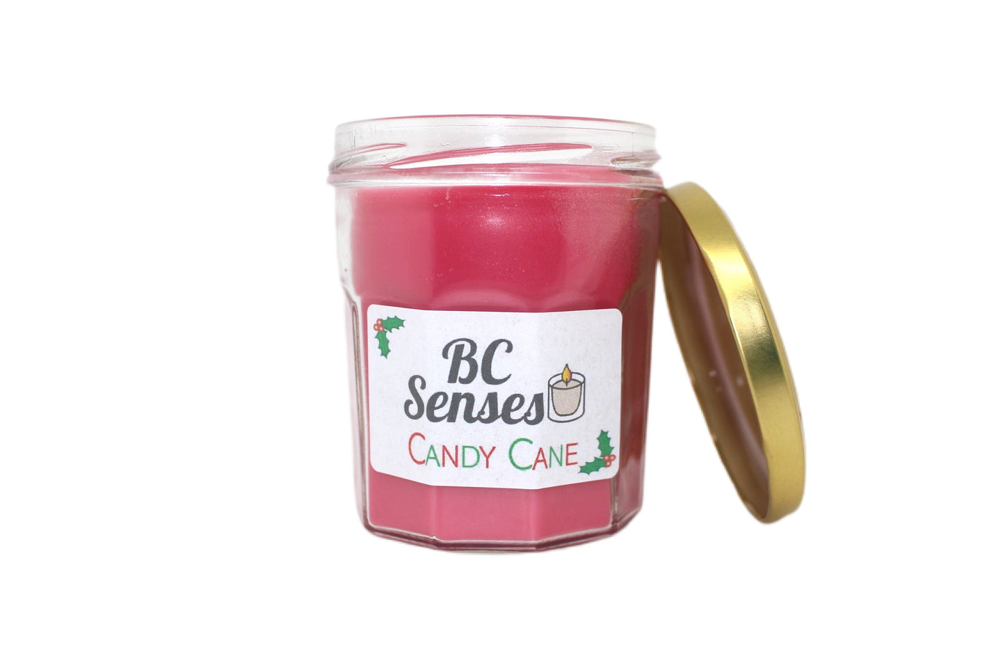 Candy Cane Candle