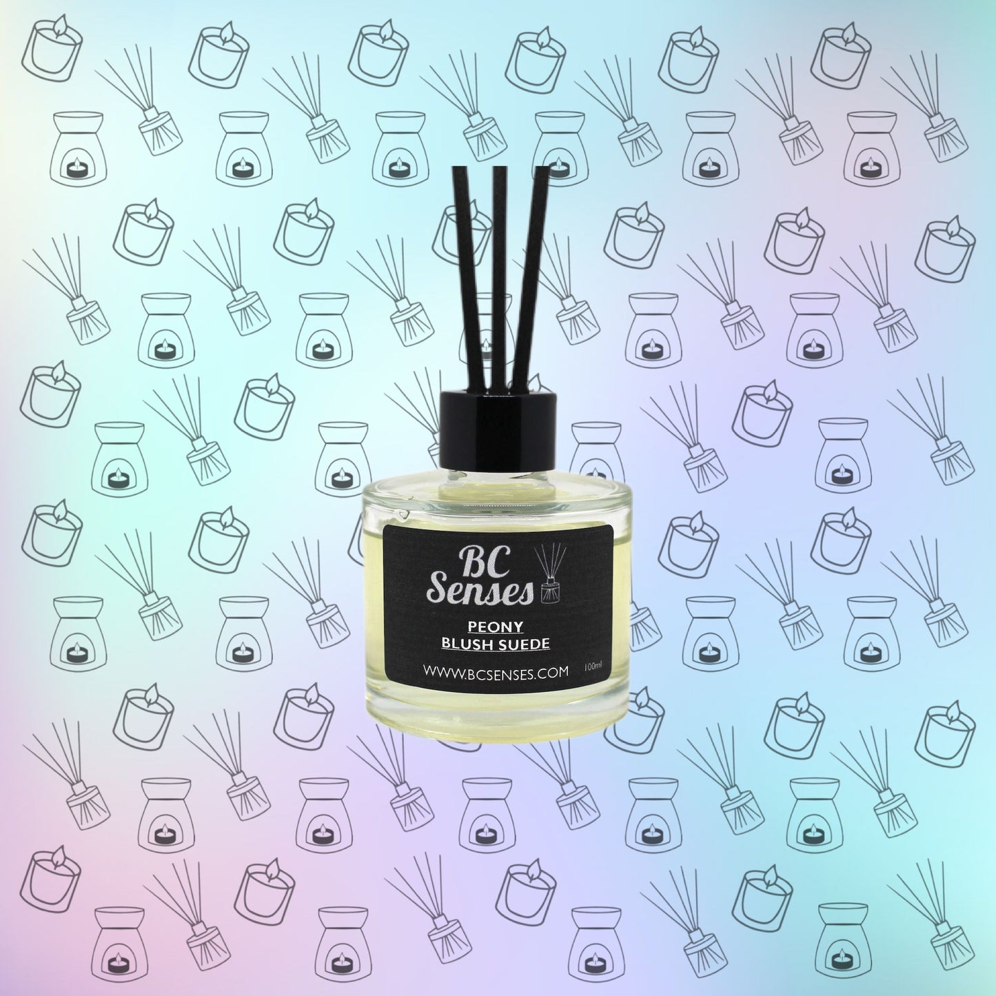 Peony Blush Suede Reed Diffuser