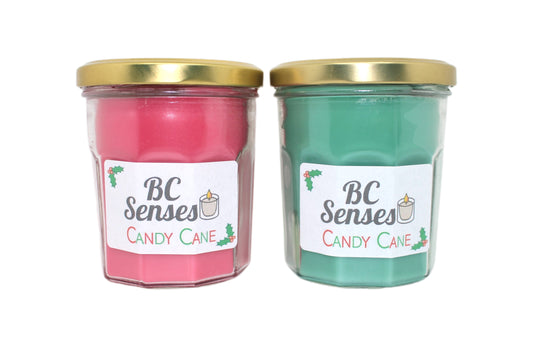 Candy Cane Candle