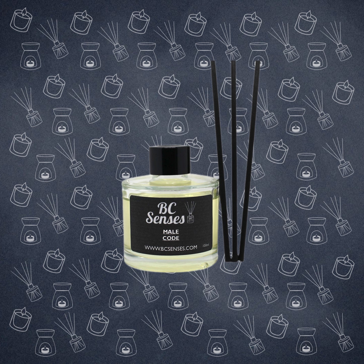 Male Code Inspired Reed Diffuser