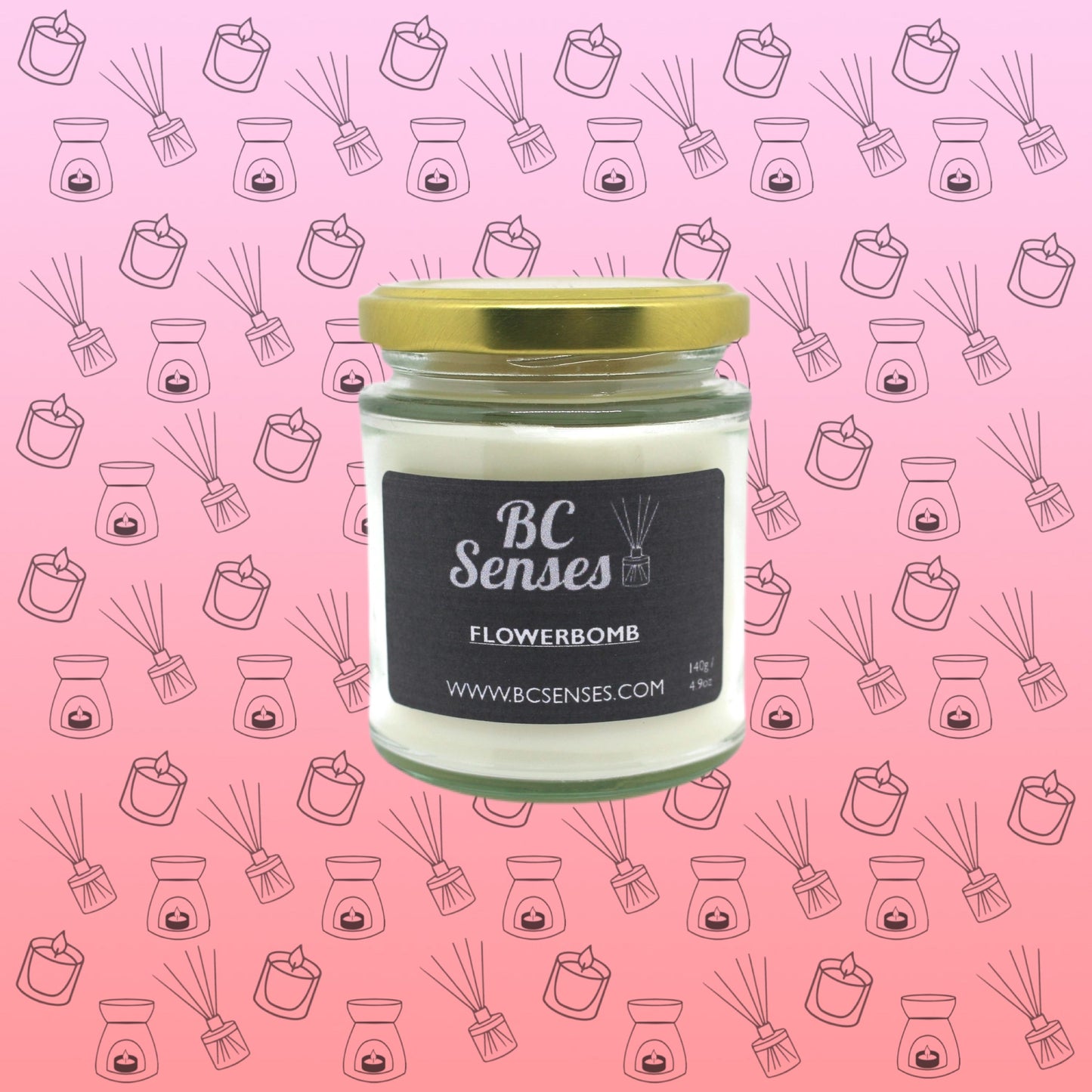 Flowerbomb Inspired Candle