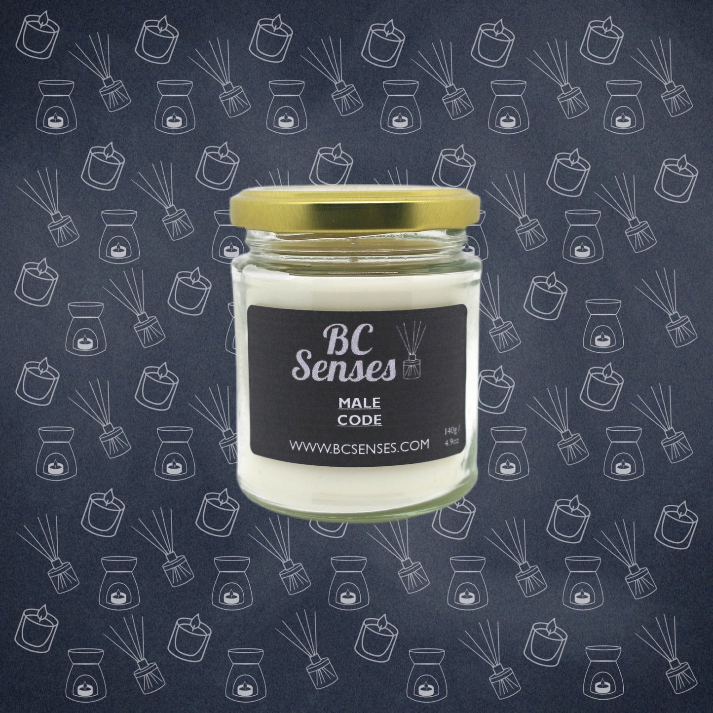 Male Code Inspired Candle